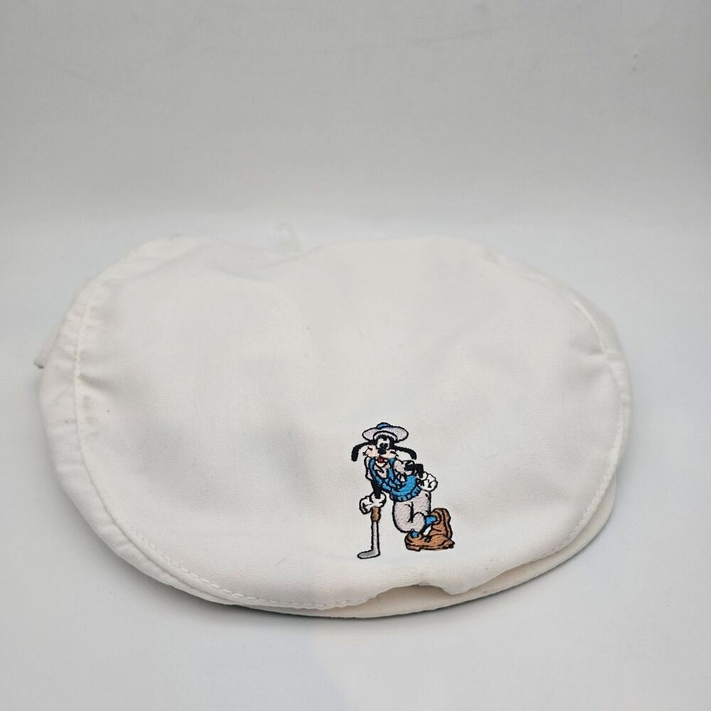 Disney Goofy Golf Hat VTG Cap Pro Cabbie Flat (New Old Stock) (Made In USA) RARE